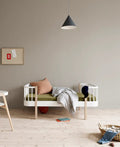 Wood Original junior bed, white/oak - Le Petit Marché Home Furniture