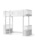 Wood Original Loft Bed, White - Le Petit Marché Home Furniture