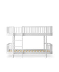 Wood Original Low Bunk Bed, White - Le Petit Marché Home Furniture