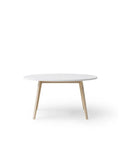 Wood PingPong table, white/oak - Le Petit Marché Home Furniture