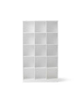 Wood shelving unit 3x5 w. base - Le Petit Marché Home Furniture