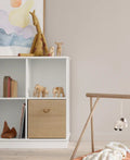 Wood shelving unit 5x2 w. base - Le Petit Marché Home Furniture