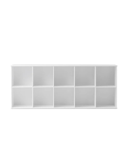 Wood shelving unit 5x2 w. support - Le Petit Marché Home Furniture