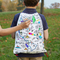 World Map backpack - Le Petit Marché Home Furniture