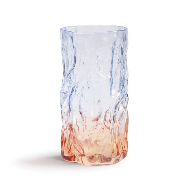 vase bicolour blue