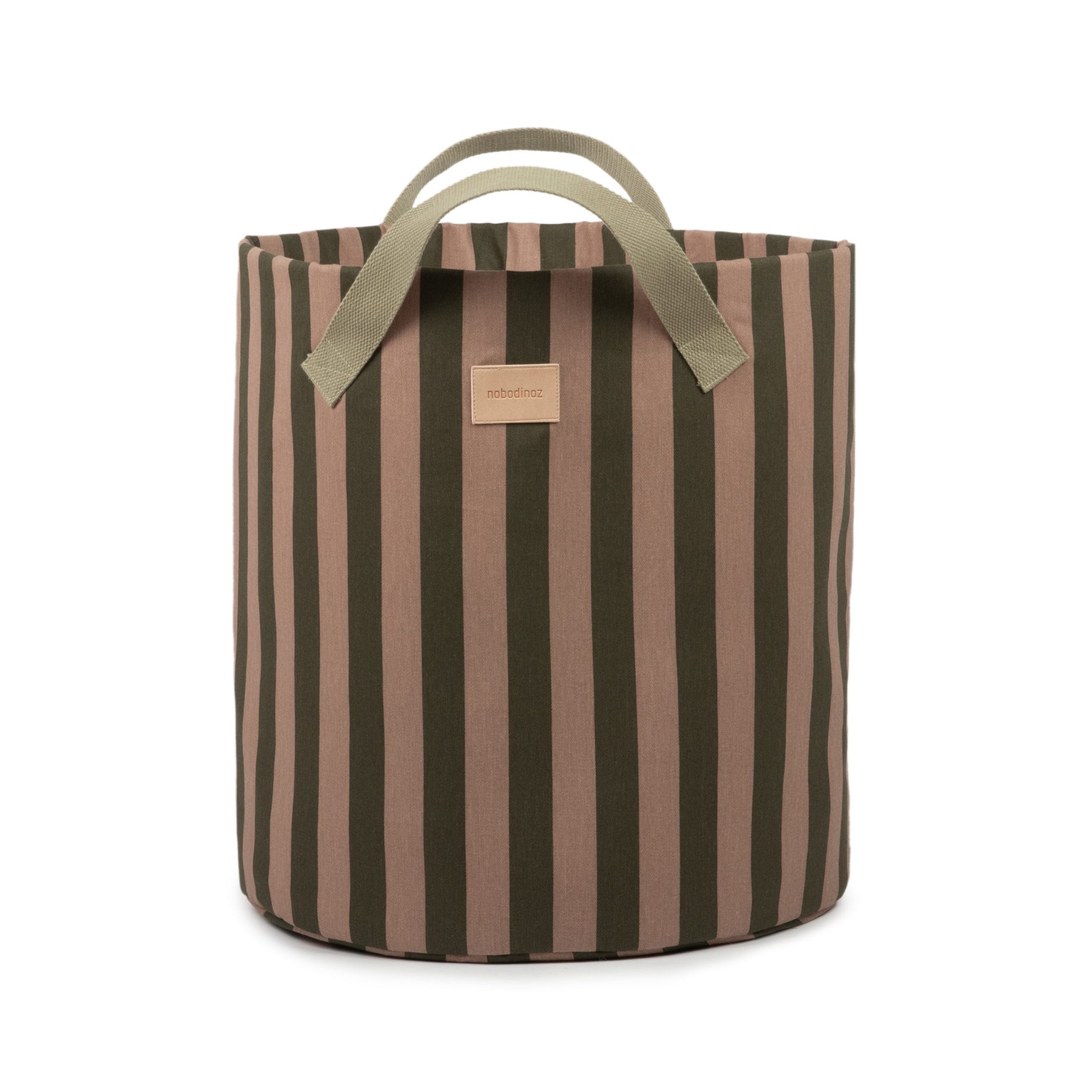 Majestic Toybag - Green Taupe Stripes