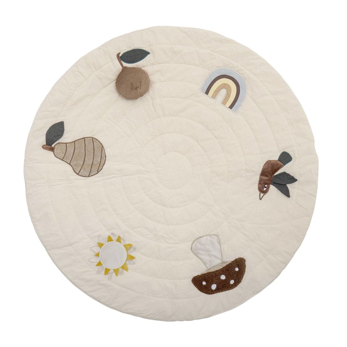 Agnes Play Mat, White, Cotton - Le Petit Marché Home Furniture