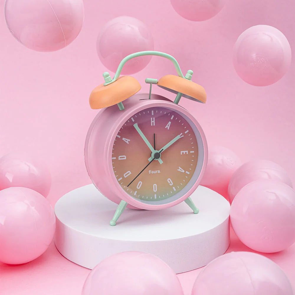 Alarm Clock "Have a good day", Retro - Le Petit Marché Home Furniture