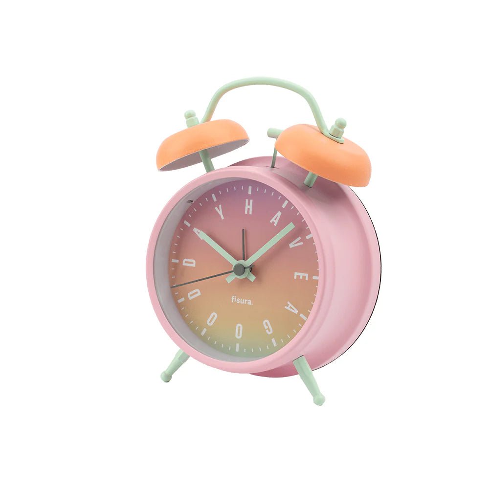 Alarm Clock "Have a good day", Retro - Le Petit Marché Home Furniture