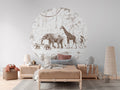 Animal Parade - Brown - Circle - Le Petit Marché Home Furniture