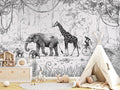 Animal Parade - BW - Le Petit Marché Home Furniture