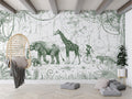 Animal Parade - Green - Le Petit Marché Home Furniture