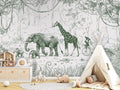 Animal Parade - Green - Le Petit Marché Home Furniture