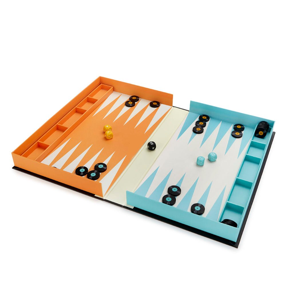 Backgammon board game, Greatest Hits - Le Petit Marché Home Furniture