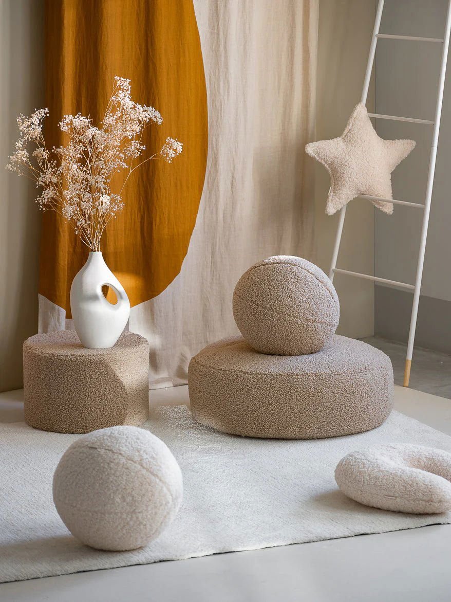 Ball Cushion, Biscuit - Le Petit Marché Home Furniture