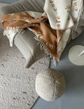 Ball Cushion, Biscuit (Pre - Order) - Le Petit Marché Home Furniture