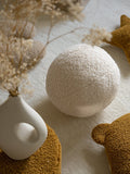 Ball Cushion, Cream White - Le Petit Marché Home Furniture