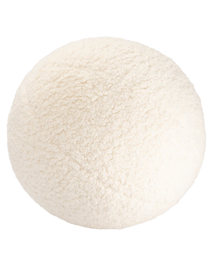 Ball Cushion, Cream White (Pre - Order) - Le Petit Marché Home Furniture