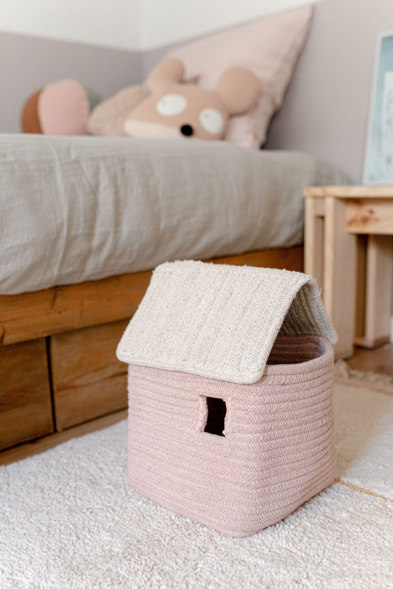 Basket House Vintage Nude - Le Petit Marché Home Furniture