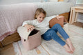 Basket House Vintage Nude - Le Petit Marché Home Furniture