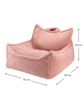 Beanbag Chair, Guava (Pre - Order) - Le Petit Marché Home Furniture