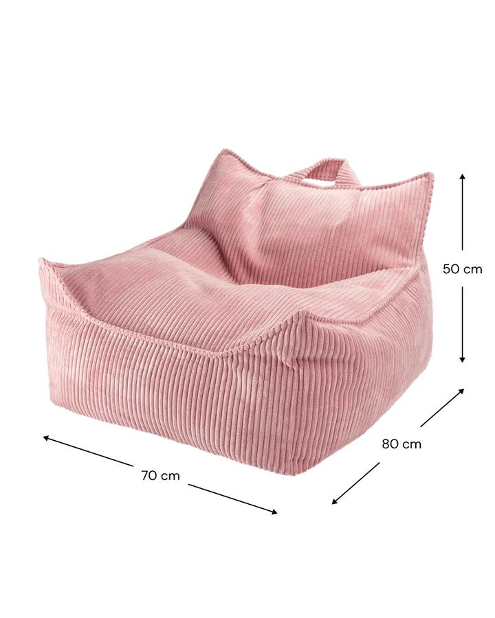 Beanbag Chair, Pink Mouse - Le Petit Marché Home Furniture