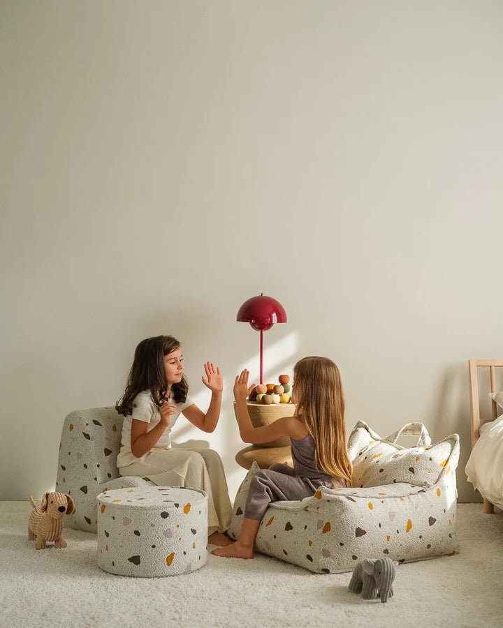 Beanbag Chair, Terrazzo Marble (Pre - Order) - Le Petit Marché Home Furniture