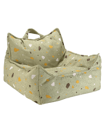 Beanbag Chair, Terrazzo Moss (Pre - Order) - Le Petit Marché Home Furniture