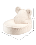 Bear Beanbag, Cream White (Pre - Order) - Le Petit Marché Home Furniture