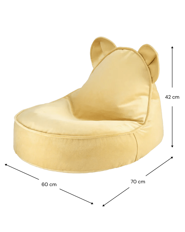 Bear Beanbag, Salted Caramel - Le Petit Marché Home Furniture