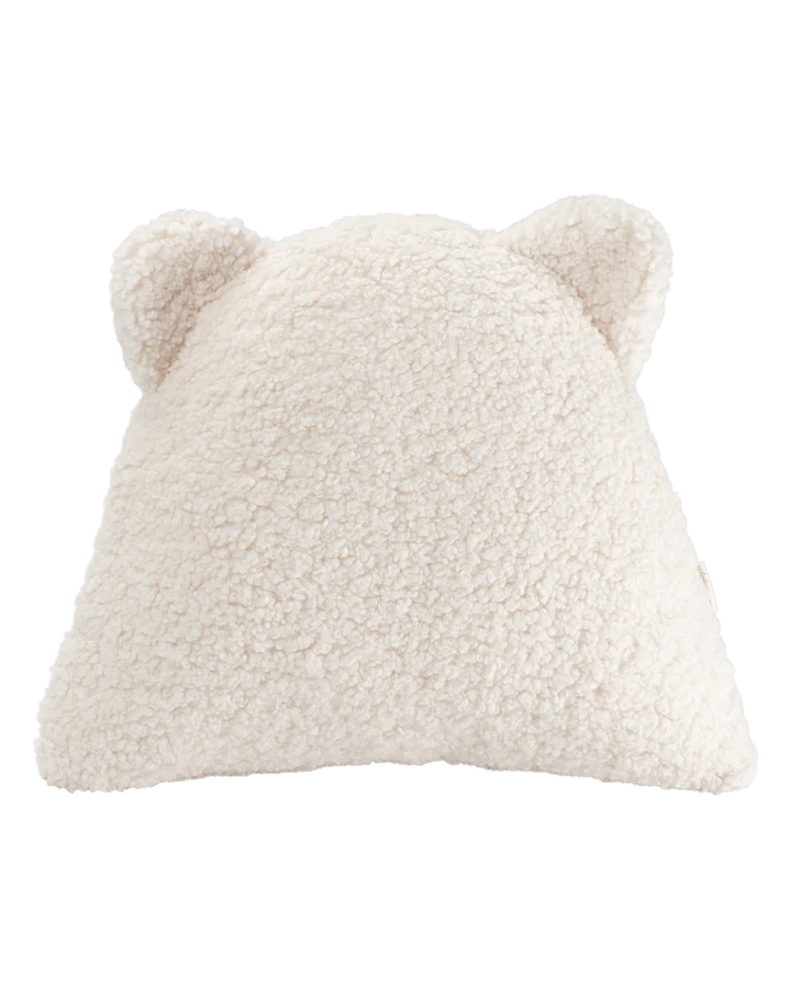 Bear Cushion, Cream White (Pre - Order) - Le Petit Marché Home Furniture