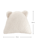 Bear Cushion, Cream White (Pre - Order) - Le Petit Marché Home Furniture