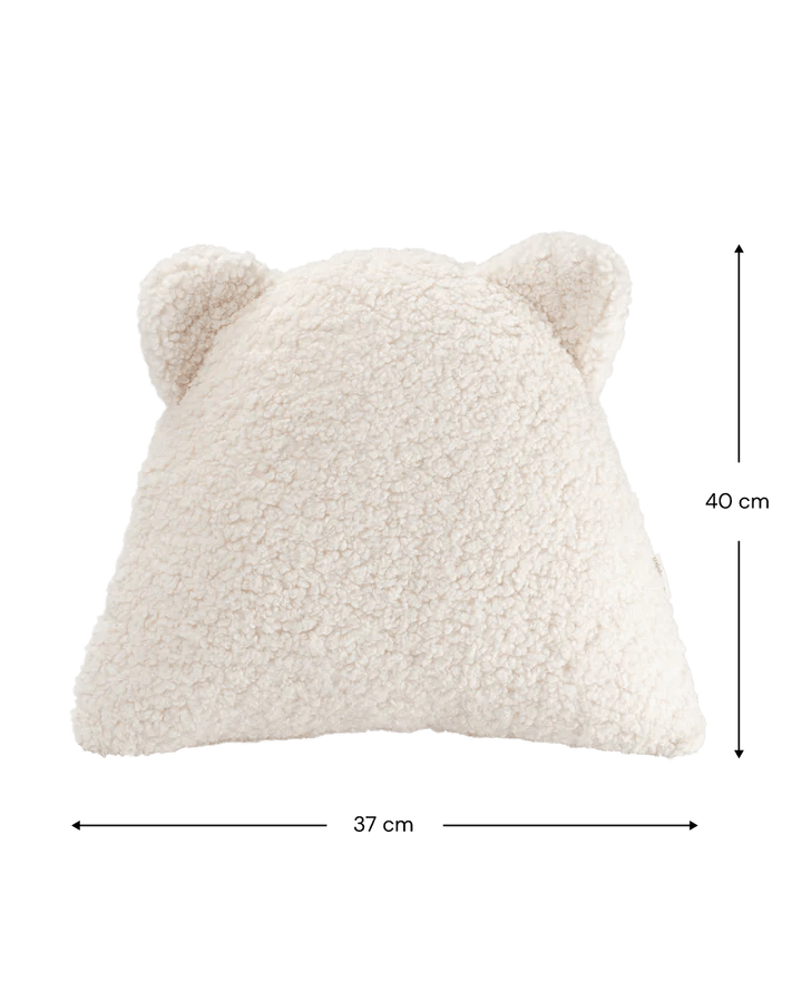 Bear Cushion, Cream White (Pre - Order) - Le Petit Marché Home Furniture