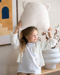 Bear Cushion, Cream White (Pre - Order) - Le Petit Marché Home Furniture