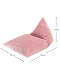 Big Beanbag Lounger, Pink Mousse (Pre - Order) - Le Petit Marché Home Furniture