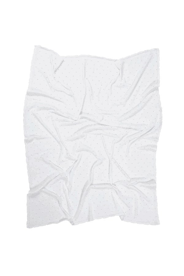 Biscuit Baby Blanket - White - Le Petit Marché Home Furniture