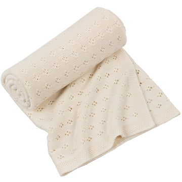 Blanket Openwork Bamboo - Le Petit Marché Home Furniture