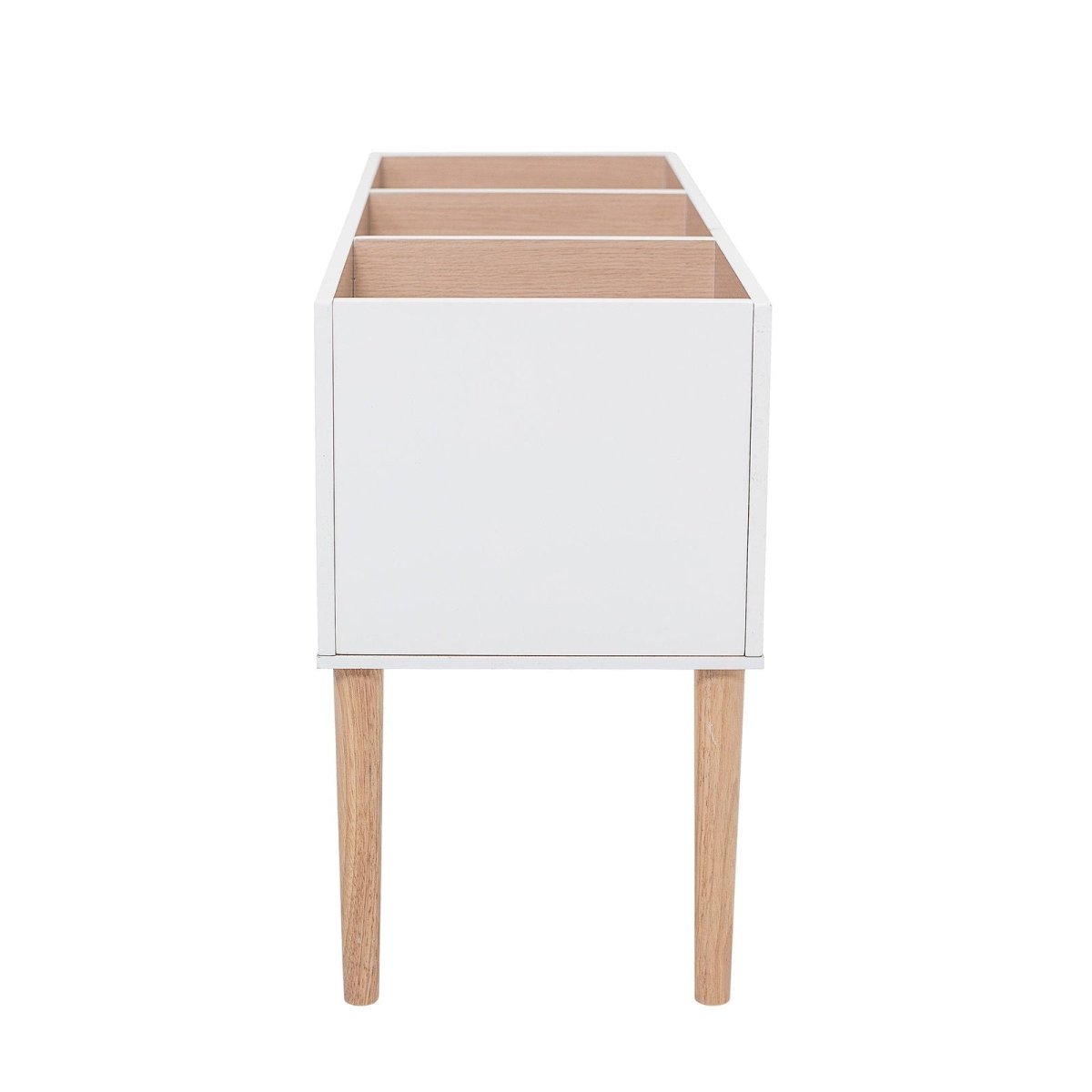 Book Stand Salam, White, MDF - Le Petit Marché Home Furniture