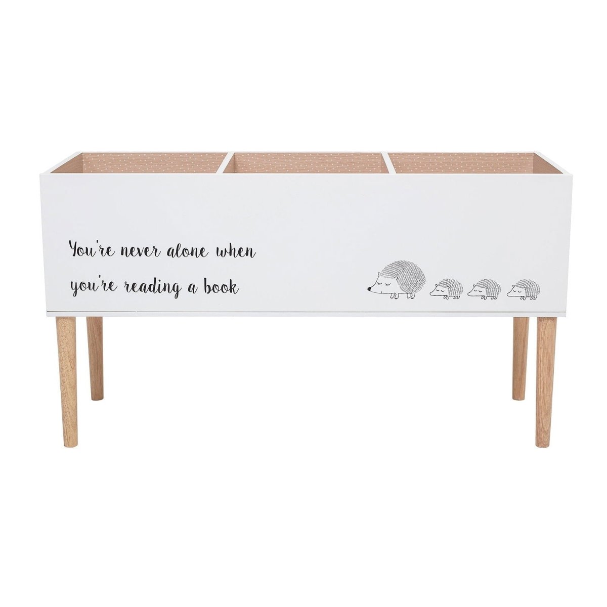 Book Stand Salam, White, MDF - Le Petit Marché Home Furniture