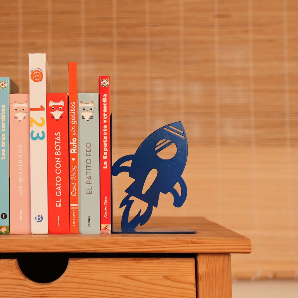 Bookend Space Walk, Blue - Le Petit Marché Home Furniture