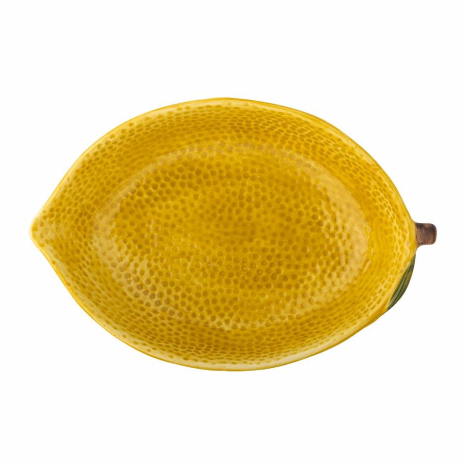 Bowl Limone, Yellow, Stoneware - Le Petit Marché Home Furniture