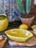 Bowl Limone, Yellow, Stoneware - Le Petit Marché Home Furniture