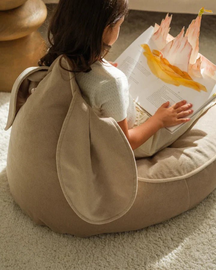 Bunny Beanbag, Dusty Beige - Le Petit Marché Home Furniture