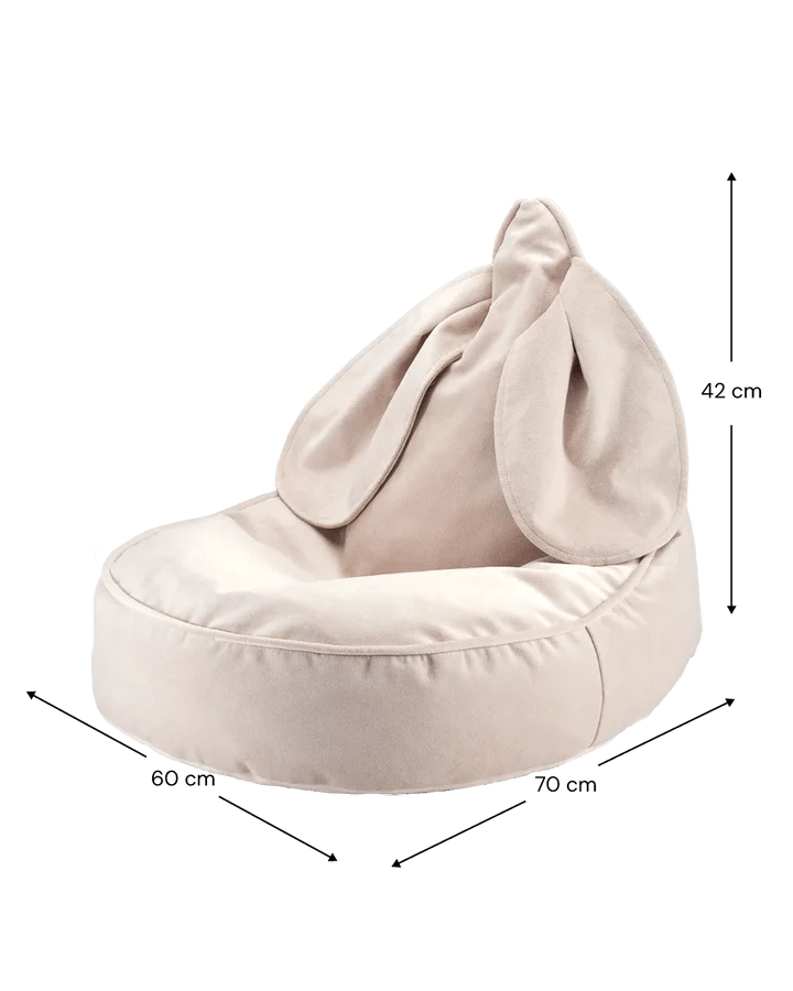 Bunny Beanbag, Dusty Beige - Le Petit Marché Home Furniture