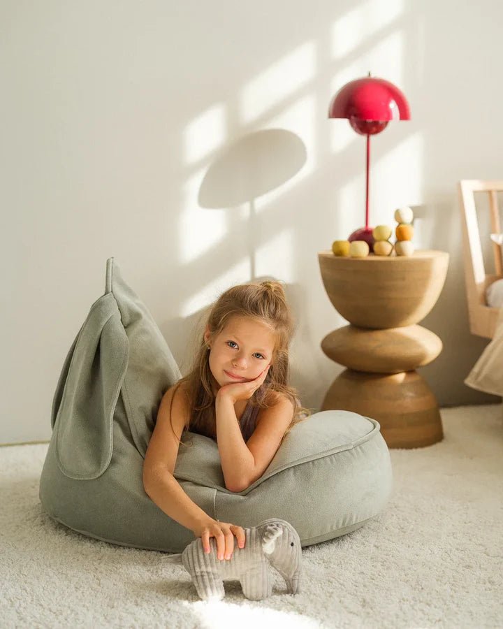 Bunny Beanbag, Misty Green (Pre - Order) - Le Petit Marché Home Furniture