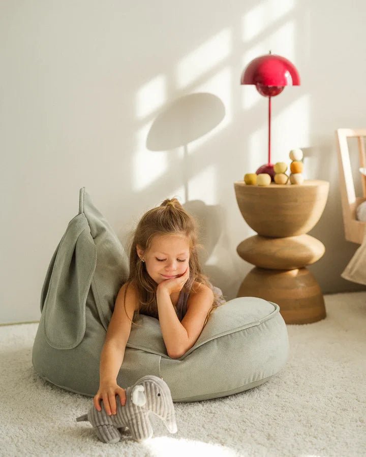 Bunny Beanbag, Misty Green (Pre - Order) - Le Petit Marché Home Furniture