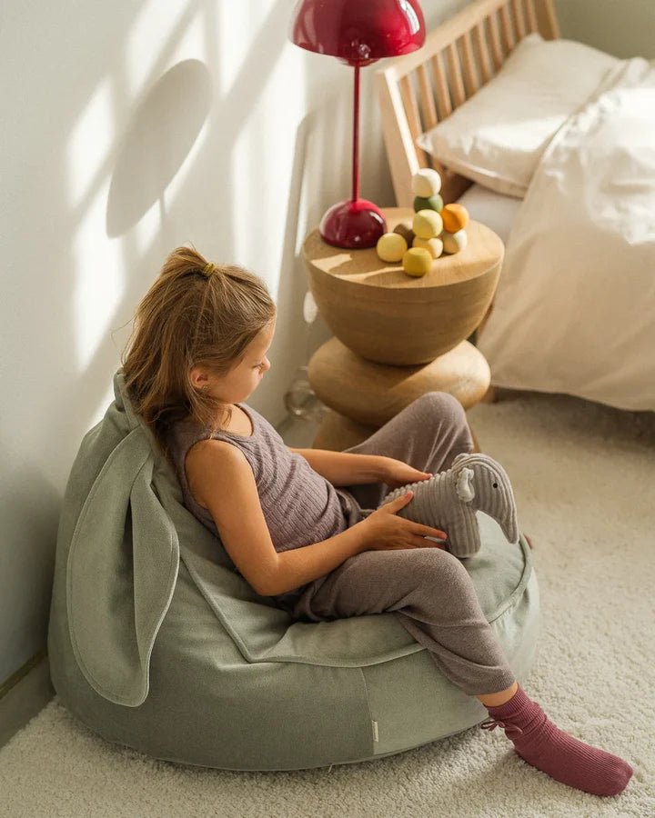 Bunny Beanbag, Misty Green (Pre - Order) - Le Petit Marché Home Furniture