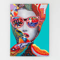 'Chic Woman' Wall Artwork - LED Neon - Le Petit Marché Home Furniture