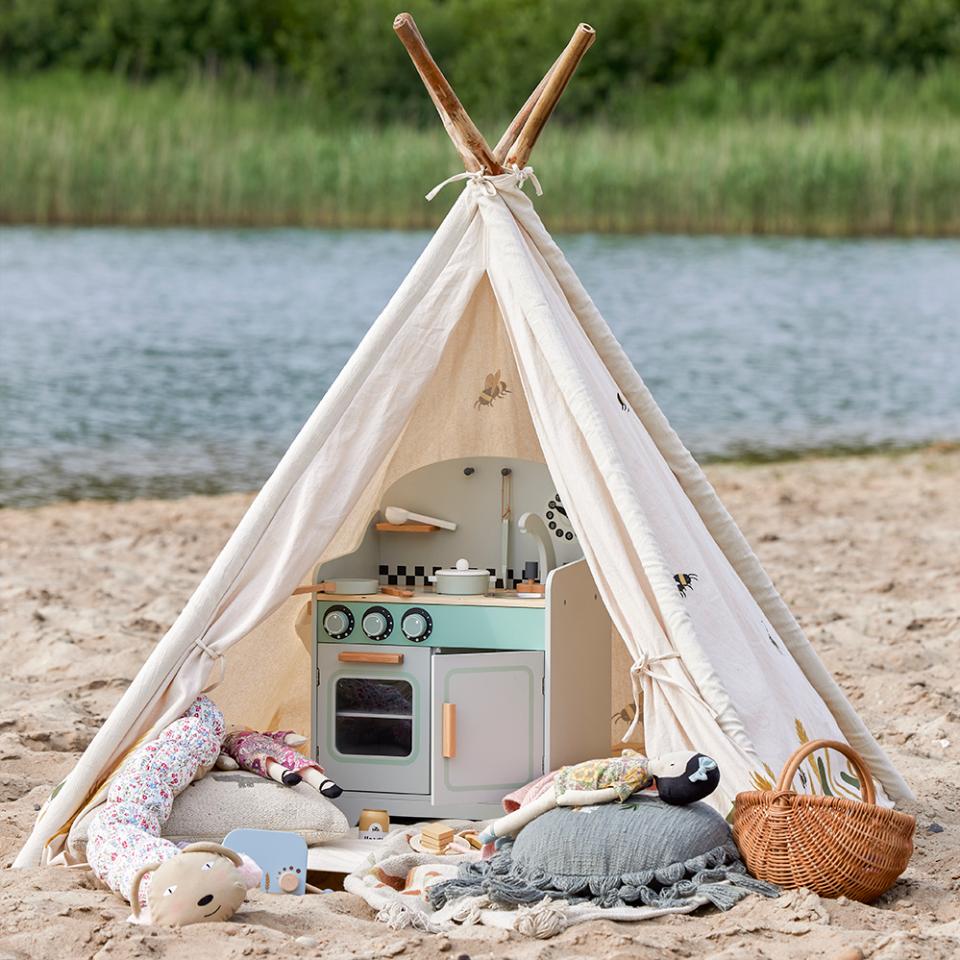 Children's Tipi Millo, Nature, Cotton - Le Petit Marché Home Furniture