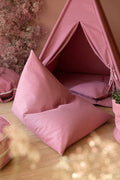 Classy Bean bag, Plain Blush Pink - Le Petit Marché Home Furniture